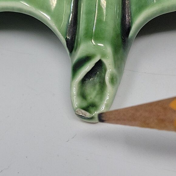 CAMARK -Calla Lily Leaf Green 10" Pottery Vase -1940s Mid Century Modern MCM - Picture 9 of 13